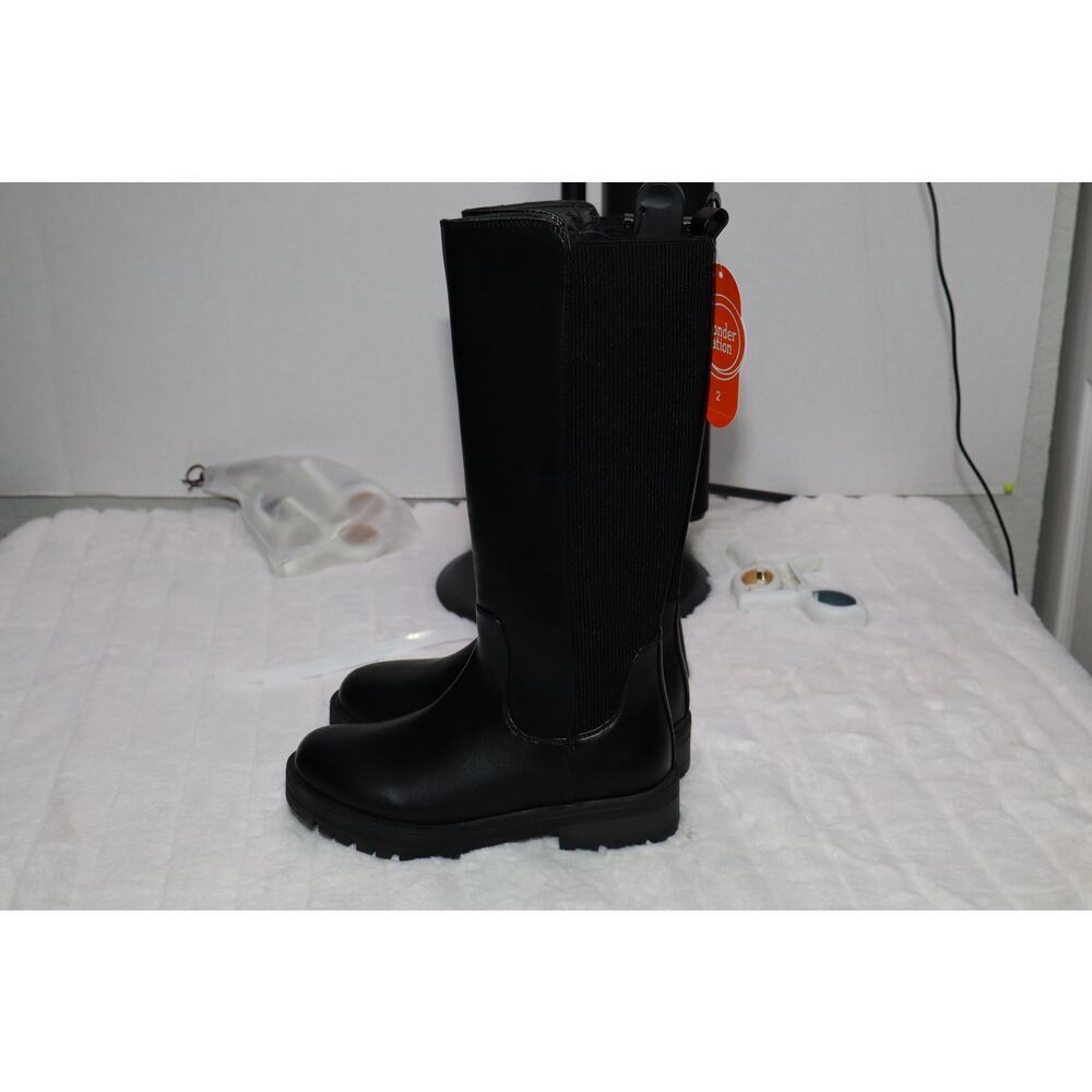 Wonder Nation Girls Faux Tall Riding Boots